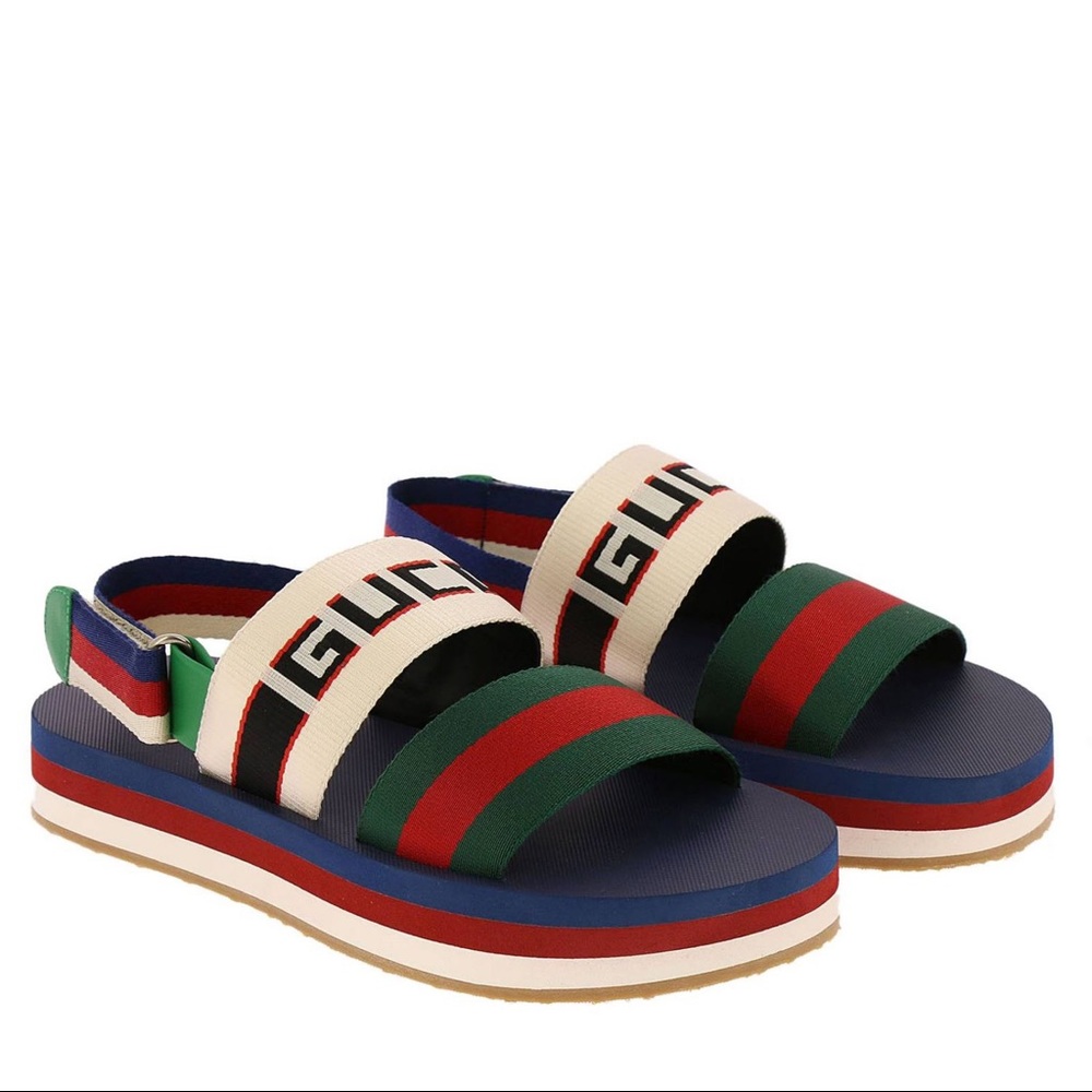 NWT Gucci Nylon Men’s Sandals